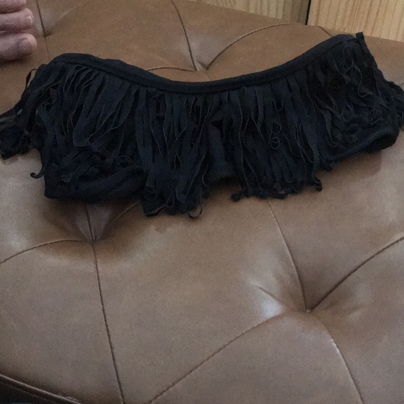 Bandeau bathing suit with fringes - Picture 5 of 5